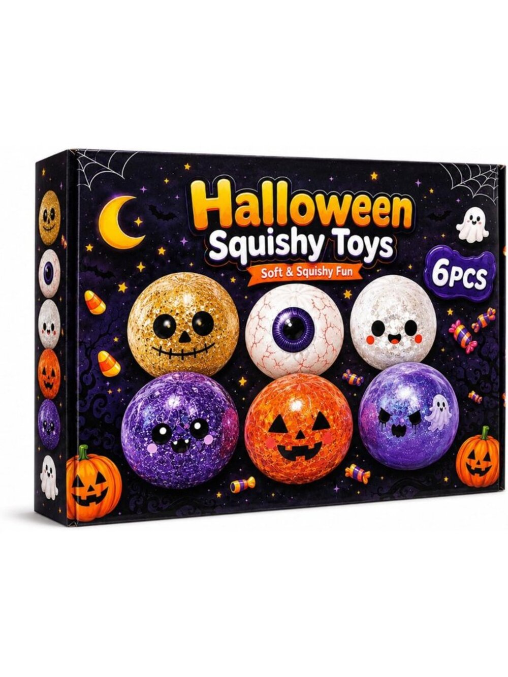 Halloween Squishy Mystery Box | Fun Squeeze Toys for Adults & Kids